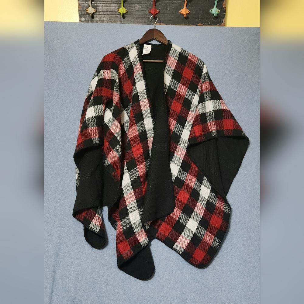 Woolrich plaid shawl. Size OS